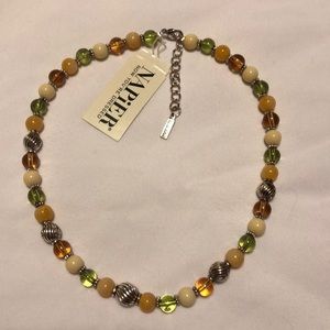 NWT Napier beaded necklace